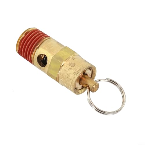 14 Male NPT Sicherheitsventil Messing Druckablassventil für Luftkompressor 150PSI 165PSI Geeignet für verschiedene Modelle (150PSI) von TONIXY