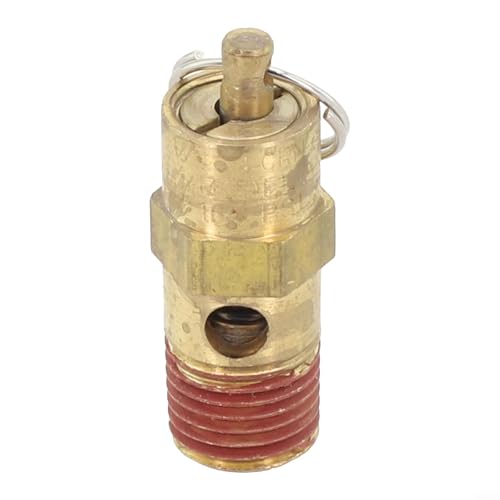 14 Male NPT Sicherheitsventil Messing Druckablassventil für Luftkompressor 150PSI 165PSI Geeignet für verschiedene Modelle (165PSI) von TONIXY