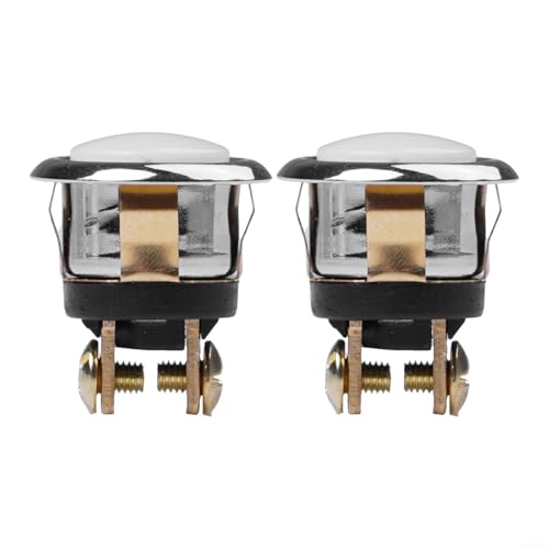 2 Stück LED-Türklingel-Druckknopf, einfache Installation für kabelgebundene Türklingel-Ersatz 2 Stück LED-Türklingel-Druckknopf, einfache Installation für kabelgebundene Türklingel-Ersatz von TONIXY