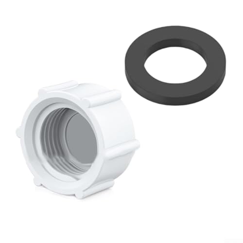 Ablassventilabdeckung mit ORING Ersatz für Intex 11456 11385 Sandfilterpumpe Kunststoffkappe entworfen für den Pooleinsatz (Abdeckung) von TONIXY