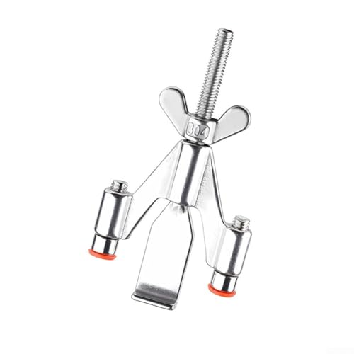 Anti-Diebstahl-Türstopper, Sicherheitsstange, tragbares Design mit zwei verstellbaren Stangen, aus 304 Edelstahl, geeignet für Haushaltstürsicherheit (Standard) von TONIXY