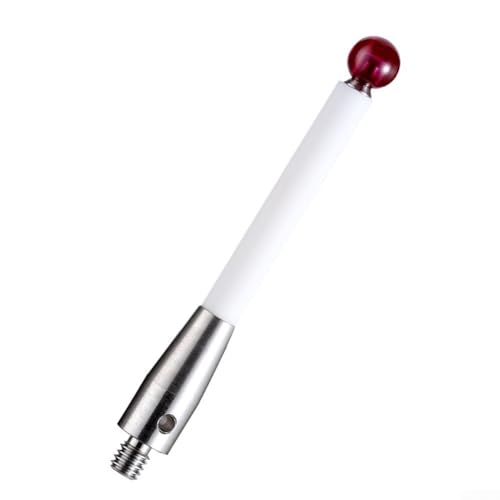 CMM Touch Sonde CNC Sonde Kopf 1 Stück mit 6 mm Kugel und Porzellanschaft mit Gewindelängen 50 75 100 mm für CNC-Maschinen (M4XL100X6 (M4XL75X6.0 (massiv)) von TONIXY