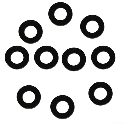Dichtungsring-Set, kompatibel mit Maschinendüsen, verfügt über 10 Silikon-Ersatzteile von TONIXY