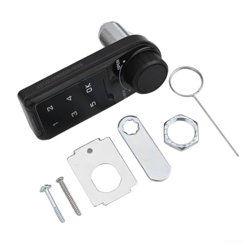 Digitales Riegelschloss mit elektronischem Tastenfeld für sichere Zugriffskontrolle mit integriertem Management-Passwort und Benachrichtigung über unbefugten Zugriff (20 mm) von TONIXY