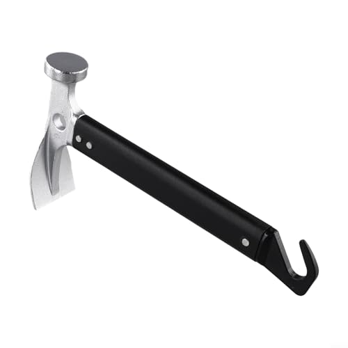 Doppelköpfiger Hammer für Camping mit Nagelabzieher und Konstruktion von TONIXY