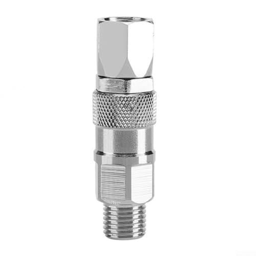 Drehgelenk für Airless-Sprühschlauch 14 Zoll Edelstahlanschluss 1/4 Zoll männlich weiblich ermöglicht reibungslose Schlauchbewegung und Rotation Drehgelenk für Airless-Sprühschlauch 14 Zoll Edelstahlanschluss 1/4 Zoll männlich weiblich ermöglicht reibungslose Schlauchbewegung und Rotation von TONIXY