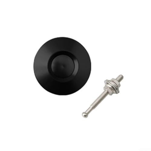 Druckknopf-Verschlussklammern für Motorhaube, 2 Stück, für Auto mit Montagezubehör für sicheren Sitz (schwarz) von TONIXY