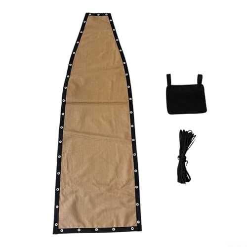 Ersatz-Sitzunterlage für Hängesessel aus langlebigem Material, kompatibel mit Textilene-Stoffstühlen, inklusive Seil und Seitentasche (1 Stück mit Taschen) von TONIXY