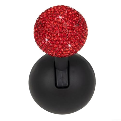 Glamouröse dekorative Wippe zur Verschönerung des Innenraums von SUVs und LKWs (rot) von TONIXY