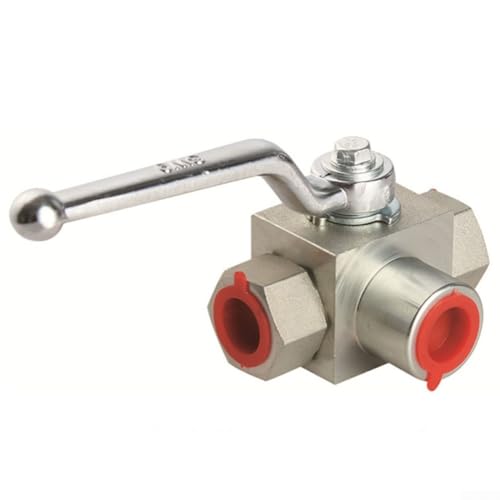 Hydraulischer 3-Wege-Kugelhahn M14 x 1 5 bis M27 x 2500 Bar MWP mit maximaler Dichtung, Schwimmer-Design (M16 x 1,5-DN10) von TONIXY