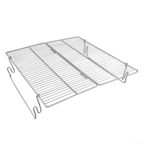 Kompakter klappbarer Grillrost aus Edelstahl für Outdoor-Grill, rostbeständig und für verschiedene Kochmethoden geeignet von TONIXY