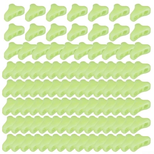 Leuchtende Zelt-Schnallenverschluss, 100 Stück, benutzerfreundliches Design für schnellen Aufbau und verbesserte Nachtsicherheit (L) von TONIXY