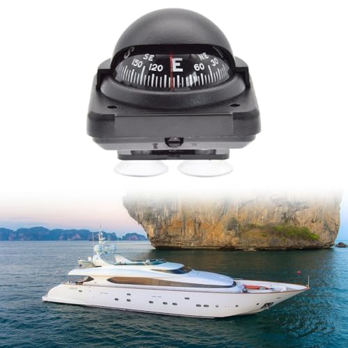 Marinequalität für Kompass mit schwenkbarer Halterung für Boote, Autos, LKWs, Wohnmobile, entworfen für Genauigkeit von TONIXY