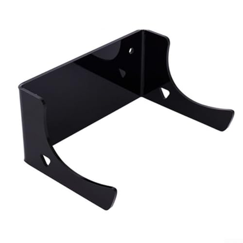 Skateboard-Aufhänger für Wandmontage, verstärkte Acryl-Halterungen mit Edelstahl-Installationsset, Schwarz, 2 Stück von TONIXY