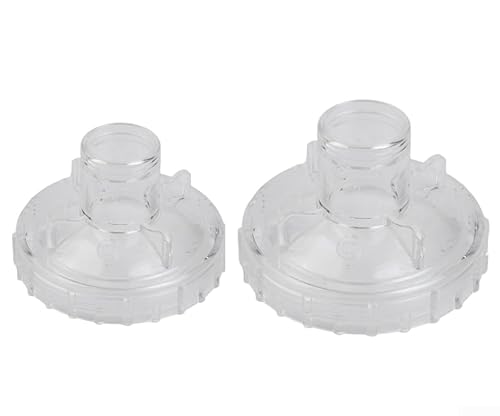 TONIXY 2 x Sandfilterpumpe, transparente Abdeckung für 58397 58515 P03867 Pool-Reinigungssystem, Ersatzdeckel (2 Stück) von TONIXY