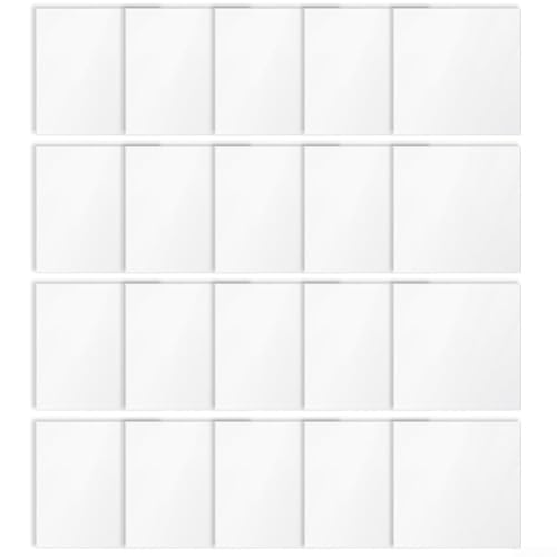 TONIXY 20 Stück Selbstklebend für TPU-Reparaturflicken für aufblasbare Poolartikel – Wasserdichtes Patch-Kit für Schwimmringe, Luftmatratzen & Boote – 10 x 10 cm Schwarz/Klar (B) von TONIXY