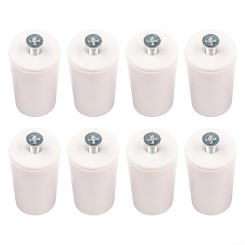 TONIXY 8-teiliges Rollo-Stop-Set mit Schrauben, Pufferstopper für Rollläden, um Rollofunktionalität und Möbelstabilität zu erhalten von TONIXY
