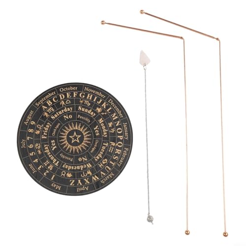 TONIXY 99,9 % reines Kupfer, Teleskop-Tauchruten-Set mit Pendelbrett aus Holz für die Schatzsuche von TONIXY