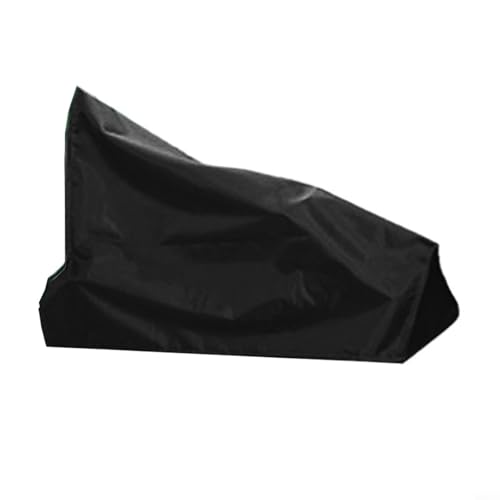 TONIXY Abdeckung für Anhängerkupplung, wasserdicht, mit Gurt, Wohnwagen-Zubehör, Schutz, 210D Oxford-Tuch, wetterfest, UV-beständig (schwarz) von TONIXY