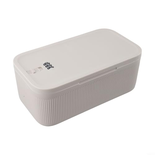 TONIXY Aufbewahrungsbox mit Schloss für Handys und Snacks, fördert einen gesünderen Lebensstil durch Reduzierung von Ablenkungen (Meter, weiß) von TONIXY