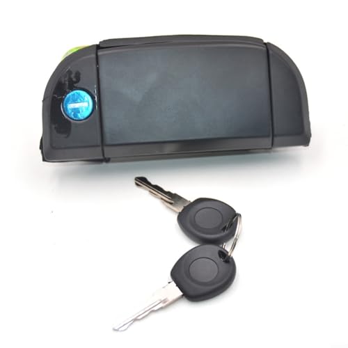 TONIXY Autotürgriff T4 Außentürgriff-Set 701837205 701837206 Komplett-Set mit passendem Schloss und Schlüsseln, schwarz (vorne links) von TONIXY