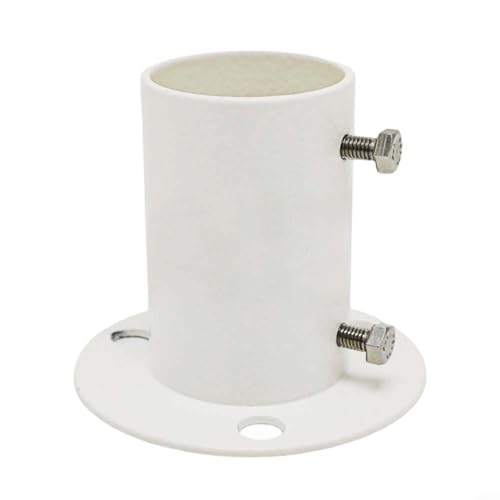 TONIXY Edelstahl-Flanschbasis für 3,8 cm Leiter, Handlauf oder Bootsgeländer, rostbeständig, robustes Design (1 Stück) von TONIXY