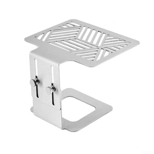 TONIXY Edelstahl-Kaffee-Wiegegestell, Plattformhalter, Waage, Rahmenhalter mit verstellbarer Höhe für Espressomaschine, Silber (Silber) von TONIXY