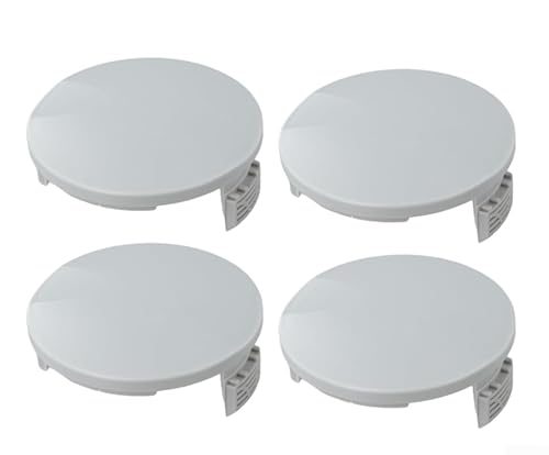 TONIXY Ersatz-Trimmer-Spulenabdeckung RAC122 Spulenabdeckung für RLT4027 RLT4125 RLT5027 RLT6030 Rasentrimmer, ABS-Material, Ersatzkappe (4 Stück) von TONIXY