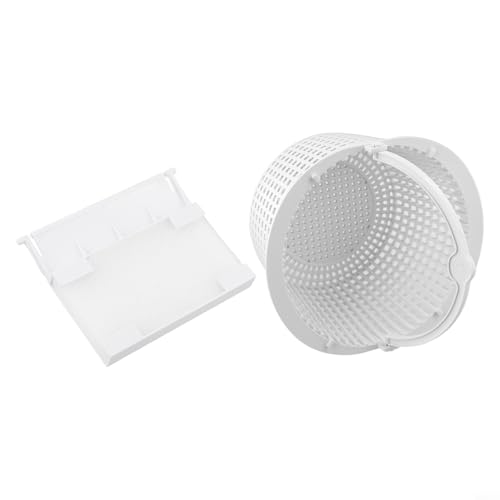 TONIXY Für Hayward Pool-Skimmer-Ersatzteile SPX1091K1 Weir Door SPX1091C Filterkorb-Set, weißes ABS-Material oberirdischer Inground Pool kompatibel (2 Stück) von TONIXY