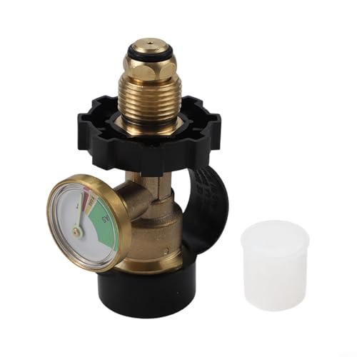 TONIXY Gasflasche Füllstandsanzeige Gas Propan Umwandlung Ladeanschluss Manometer Tankanschluss für Outdoor Camping Grills Heizungen von TONIXY