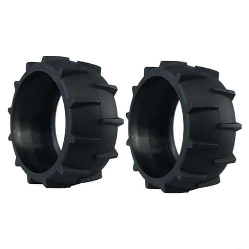TONIXY Gummi-Radschutz Rasenmähroboter Anti Riemenscheibe Ersatz Gummirad 110 x 40 mm kompatibel mit A1 Mähroboter (2 Stück) von TONIXY