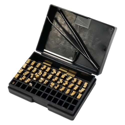 TONIXY Heißpräge-Kupfer-Buchstaben-Set, 120 Stück, Metalldruck-Schriftart, für Datumskodierungsmaschine HP-241 DY-8, 2 x 3 x 15 mm TONIXY Heißpräge-Kupfer-Buchstaben-Set, 120 Stück, Metalldruck-Schriftart, für Datumskodierungsmaschine HP-241 DY-8, 2 x 3 x 15 mm von TONIXY