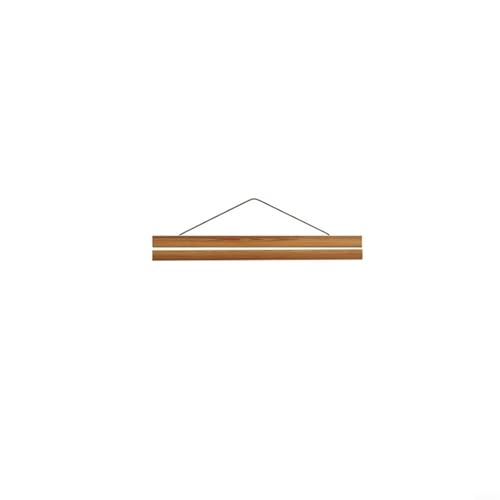 TONIXY Holz-Bilderrahmen, Teakholz, magnetischer Posteraufhänger aus Holz, mit einfachem Wechsel-Design für Kunstdrucke, 21 cm - 51 cm (41 cm) von TONIXY