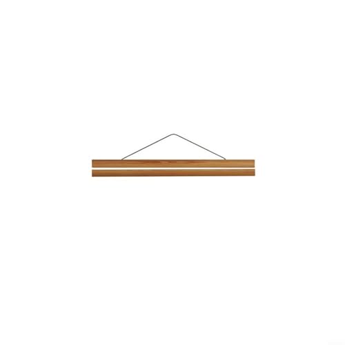 TONIXY Holz-Bilderrahmen, Teakholz, magnetischer Posteraufhänger aus Holz, mit einfachem Wechsel-Design für Kunstdrucke, 21 cm - 51 cm (51 cm) von TONIXY