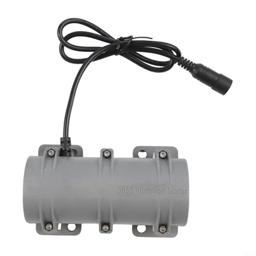 TONIXY Industrieller Mini-Vibrationsmotor, Gleichstrom, 24 V, 3800 U/min, Kunststoffgehäuse für Massagebett, Stuhl, Ausrüstung, 103 x 66 x 48 mm, Kohlebürsten-Design von TONIXY