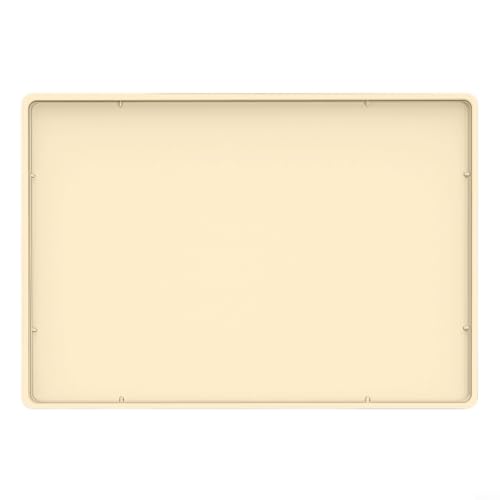 TONIXY Kaffeemaschinenmatte, zum Trocknen von Kaffeepad, Kaffeemaschine, abspülbar, hergestellt aus Silikon, Matte verfügt über eine weiche, 40 x 50 cm (Beige) von TONIXY