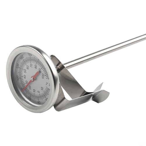TONIXY Kompostthermometer, Kompost-Bodenthermometer, 50 cm Länge, Premium-Edelstahlsonde für Gartentemperaturüberwachung von TONIXY