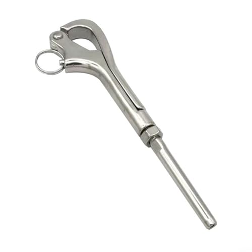 TONIXY Marine Hardware verbindet sich mit dem Haken, Stahl, selbstsichernde Schnalle, 316 Edelstahl, öffnender Pelikanhaken, Marine-Hardware, Schnellverschluss (8 mm) von TONIXY