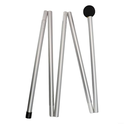 TONIXY Markisenstangen, Aluminiumlegierung, Strandüberdachung, Stützstange, Teleskop-Zeltstange, faltbarer Camping-Unterschlupfrahmen (2) von TONIXY