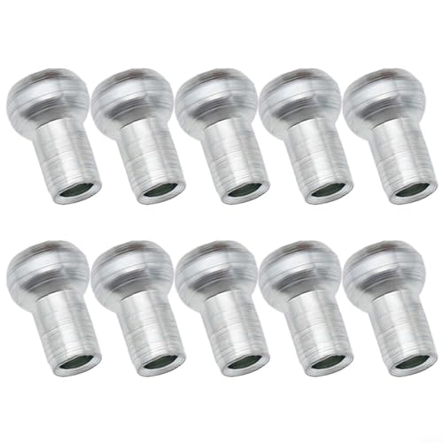 TONIXY Metall-Kabel-Ball Terminal Drahtseil Gymnastikkabel Kugelklemmen 10 Stück Metalldrahtseil Gelenkteile Trainingsgeräte Riemenscheibe Maschine Stopper (8 x 3,5 x 13 mm) von TONIXY