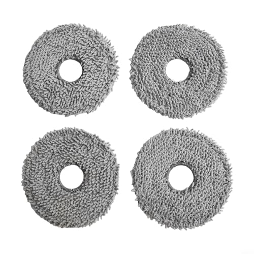 TONIXY Mikrofaser-Wischmopp-Pads Ersatz für P10 Roboter-Staubsauger, Wischtuch-Zubehör (4 Stück) von TONIXY