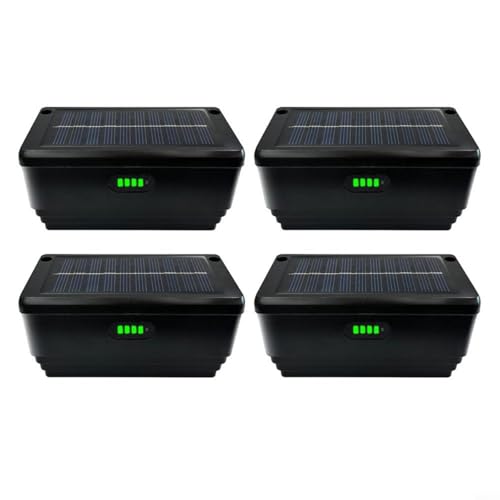 TONIXY Outdoor Solar Stufenleuchten mit 8 Modi, wasserdichte Treppen- und Gartenlampen für Weg, Terrasse, Hof, dekorative Beleuchtung, 4 Stück TONIXY Outdoor Solar Stufenleuchten mit 8 Modi, wasserdichte Treppen- und Gartenlampen für Weg, Terrasse, Hof, dekorative Beleuchtung, 4 Stück von TONIXY