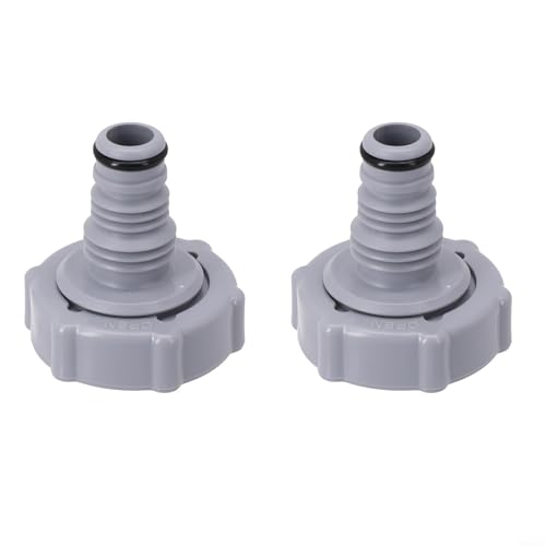 TONIXY P6H1419 Schwimmbad-Ablassventil-Schlauchadapter Ersatzteil für Pool-Wartung (2 Stück) von TONIXY
