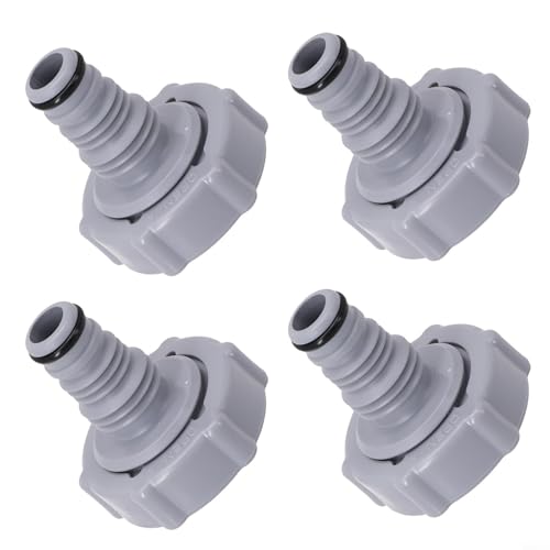 TONIXY P6H1419 Schwimmbad-Ablassventil-Schlauchadapter Ersatzteil für Pool-Wartung (4 Stück) von TONIXY
