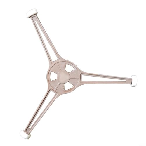 TONIXY PPC Hitzebeständiger Mikrowellen-Drehteller Ring 24,5 cm stabiles dreieckiges Design mit drei Rollen, Ersatz für kompatible Mikrowellen-Glasplatten, hellbraun TONIXY PPC Hitzebeständiger Mikrowellen-Drehteller Ring 24,5 cm stabiles dreieckiges Design mit drei Rollen, Ersatz für kompatible Mikrowellen-Glasplatten, hellbraun von TONIXY