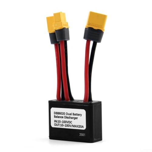 TONIXY Parallelmodul mit doppelter Batterie mit XT60H-Schnittstelle, 10 V-100 V, 20 A Maximalstrom für Elektrofahrräder von TONIXY