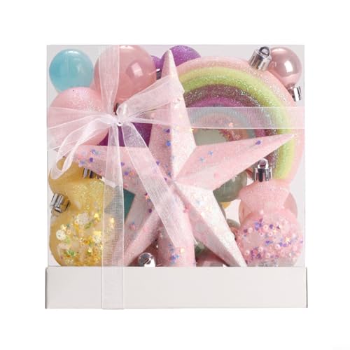 TONIXY Pastell glitzerndes Macaron-Ornament-Set, elegantes Weihnachtskugel-Set für Ferienhausdekoration, Kränze und Tafelaufsätze, 40 Stück TONIXY Pastell glitzerndes Macaron-Ornament-Set, elegantes Weihnachtskugel-Set für Ferienhausdekoration, Kränze und Tafelaufsätze, 40 Stück von TONIXY