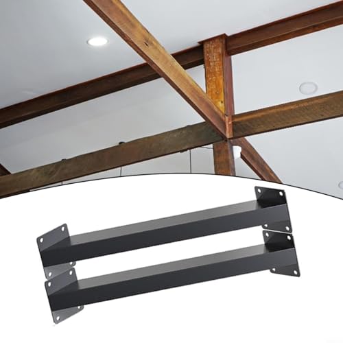 TONIXY Pergola-Set, robuste Pergola-Eckwinkel, schwarz, Pavillon-Halterung, schräge Stützstange, Outdoor-Stützlösung, 2 Stück von TONIXY