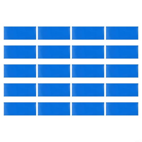 TONIXY Pool-Reparatur-Set, blaue Flicken, PVC-Flicken für aufblasbare Pools (rund/quadratisch) für Delfinreiniger (4) von TONIXY