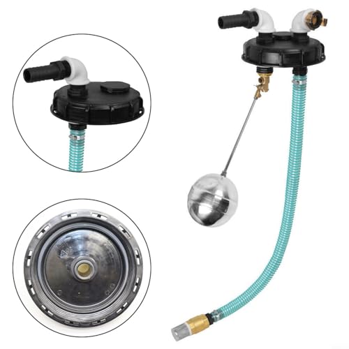 TONIXY Regentonne Deckel IBC Deckel DN 150 mit Überfüllschutz Pumpenanschluss für Wassertank Regenwassersammlung schwarz Kunststoff TONIXY Regentonne Deckel IBC Deckel DN 150 mit Überfüllschutz Pumpenanschluss für Wassertank Regenwassersammlung schwarz Kunststoff von TONIXY